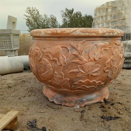 古代石雕魚(yú)缸花盆產(chǎn)地