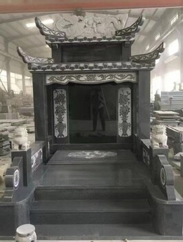 達(dá)州天然黑墓碑石雕刻
