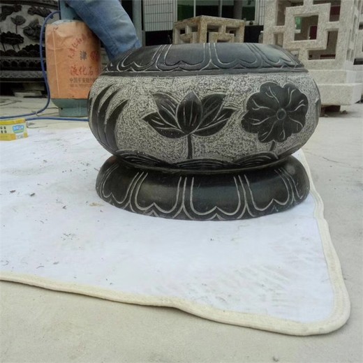 公園石雕魚缸花盆生產(chǎn)廠家