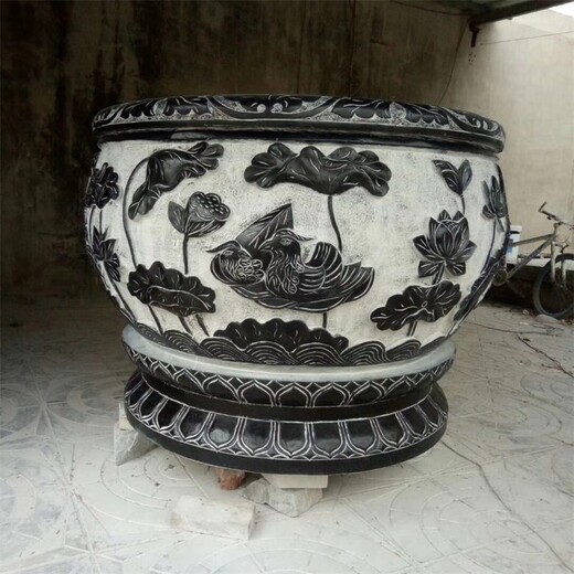 景區(qū)石雕魚缸花盆現貨