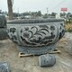 大理石雕魚缸花盆圖