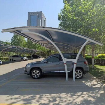 充電棚建設挑棚PVDF膜結構廠家