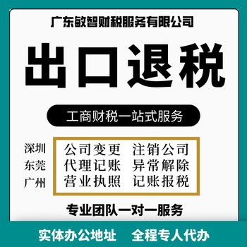 东莞东城个体户登记企业服务,公司税务注销