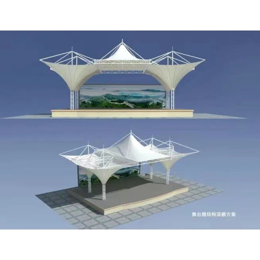 西藏膜结构舞台设计