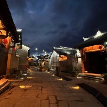 西藏小区亮化施工-建筑物亮化照明图片
