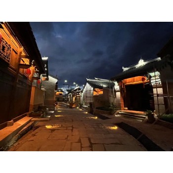 西藏日喀则楼宇亮化-城市夜景亮化实施