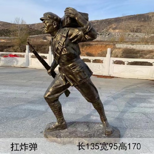 馆红军人物雕塑厂家黑龙江红军人物雕塑