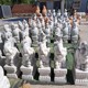 大象石雕抱鼓石圖