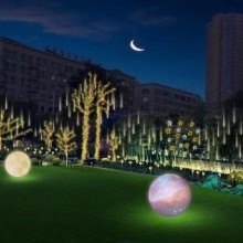广元公园亮化设计-城市夜景亮化实施图片