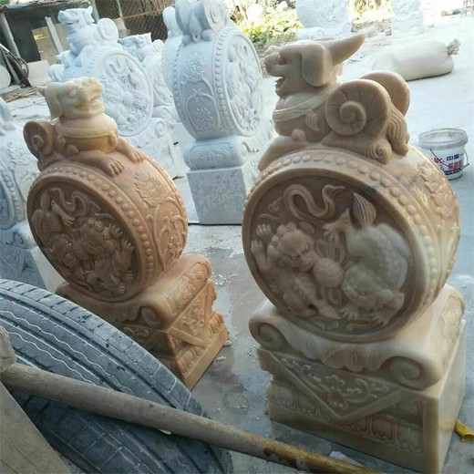一對石雕抱鼓石價(jià)格