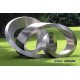 不锈钢扭曲圆环雕塑图