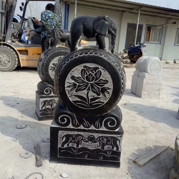 曲陽縣石雕抱鼓石定制