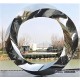 不锈钢钢管圆环雕塑图