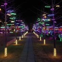 貴陽城市夜景亮化-小區(qū)公園亮化照明