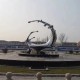 上海不锈钢圆环雕塑图