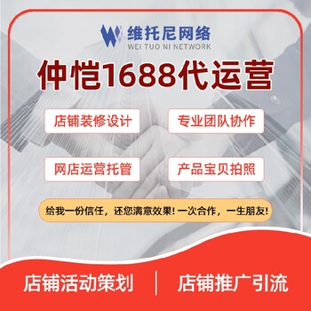 广州荔湾维托尼网络公司沈阳1688代运营