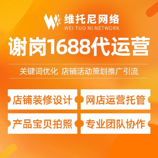 东莞厚街镇维托尼网络公司1688公司代运营