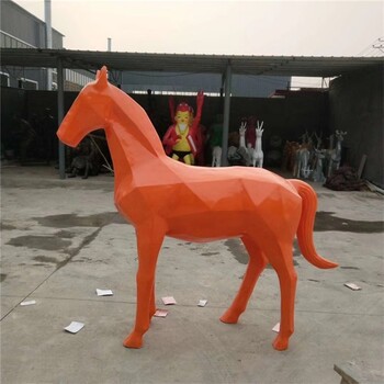 大型不銹鋼馬雕塑報價及圖片