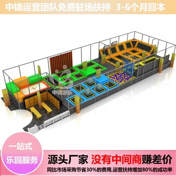 石河子蹦床館網(wǎng)紅打卡蹦床樂園年營收450萬廠家一對一駐場運(yùn)營