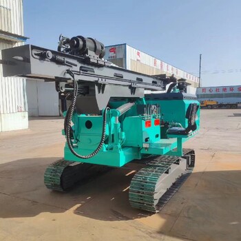 多功能光伏安裝臺車打孔作業(yè)臺車履帶式打樁作業(yè)車