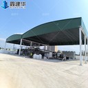 工廠臨時(shí)倉儲棚-鋼立柱電動雨棚-加工定制
