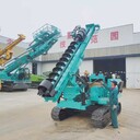 多功能光伏安裝臺車(chē)打孔作業(yè)臺車(chē)履帶式打樁作業(yè)車(chē)