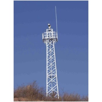 双鸭山安装监控塔,四柱角钢监控塔