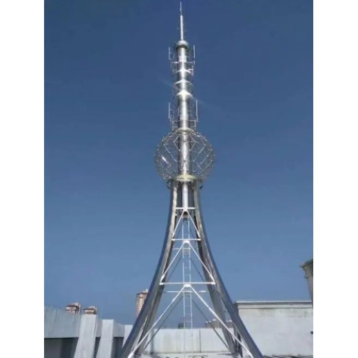 来宾安装工艺塔,钢结构避雷针