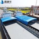 過道搭建一款自動(dòng)伸縮雨棚電動(dòng)式推拉篷解決您倉儲(chǔ)問題