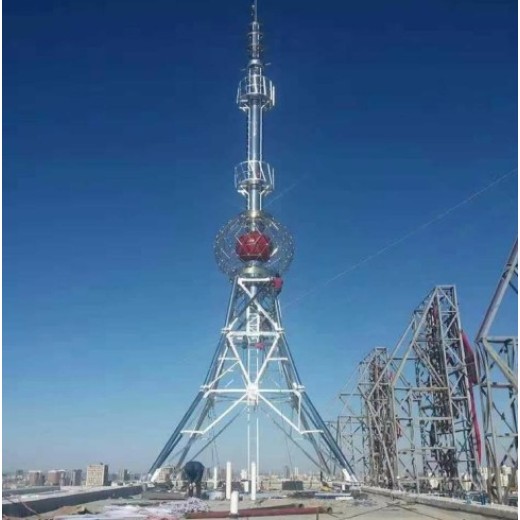 百色供应美化塔,单管铁塔设计制作安装