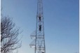 玉树安装监控塔,直爬梯带工作平台监控铁塔