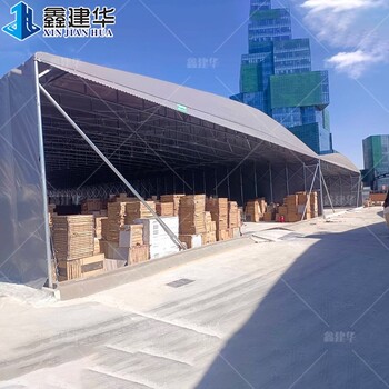 半封閉倉庫雨棚俗稱貨棚料棚懸空雨棚多家大型企業案例