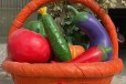 户外水果蔬菜雕塑苹果雕塑宁夏玻璃钢水果蔬菜雕塑