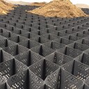 盤錦路基加固壓花打孔格室主要用途,高分子土工格室廠家