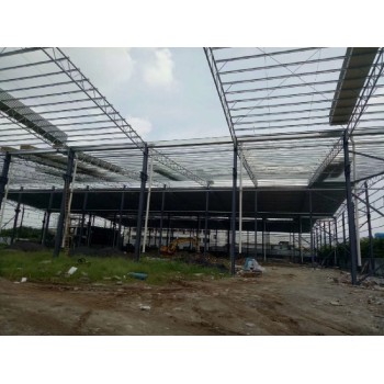 广宁县钢结构厂房搭建安装钢构厂房