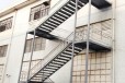 天河钢结构消防梯楼梯搭建制作安装工程逃生梯