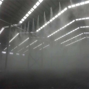 重庆忠县车间喷雾系统,厂房喷淋除尘降温