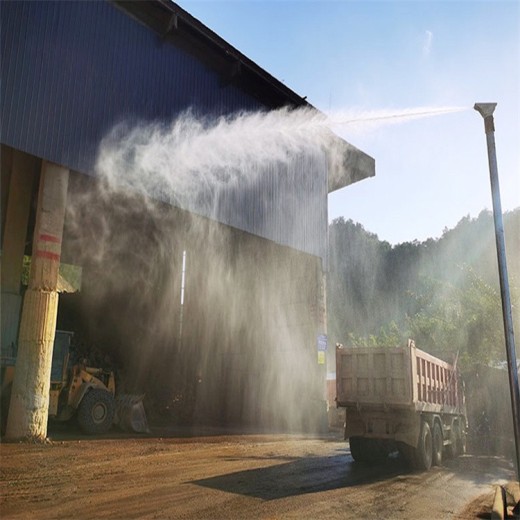 重庆涪陵工地高压雾桩喷淋系统安装