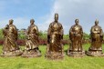 公园十大中医炼药系列雕塑张仲景雕塑