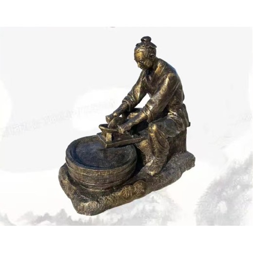 古代中医炼药系列雕塑张仲景雕塑辽宁中医炼药系列雕塑