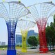 不銹鋼鑄造工藝大樹雕塑圖