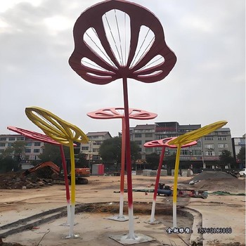 不銹鋼樹(shù)木雕塑廠(chǎng)家小區(qū)三足鼎立雕塑金越雕塑