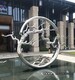 不銹鋼梅花樹枝圓環(huán)雕塑圖