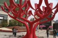 不锈钢树木雕塑厂家校园百年树人雕塑金越雕塑