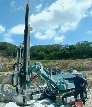 安徽孔山KS669潛孔鉆機(jī)操作流程