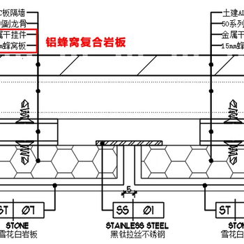 佛山生产铝蜂窝板复合岩板亮光岩板岩板干挂施工