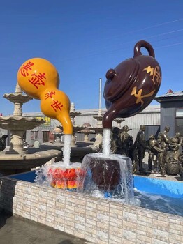 湖南公園玻璃鋼天壺雕塑參數(shù)