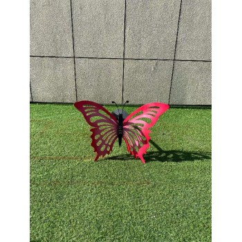 新疆金属蝴蝶雕塑尺寸
