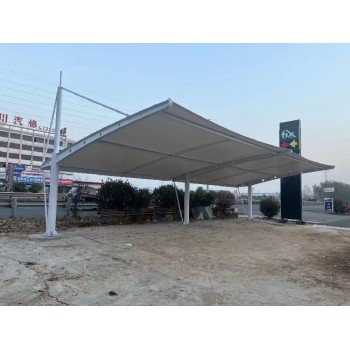 北京充电桩膜结构车棚厂家,联排膜结构汽车车棚
