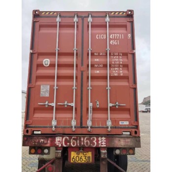 梅州珠海高栏港码头集装箱运输车队报价